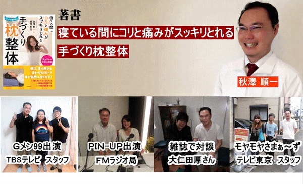 国分寺の整体アキサワ東京カイロプラクティックメディア掲載実績