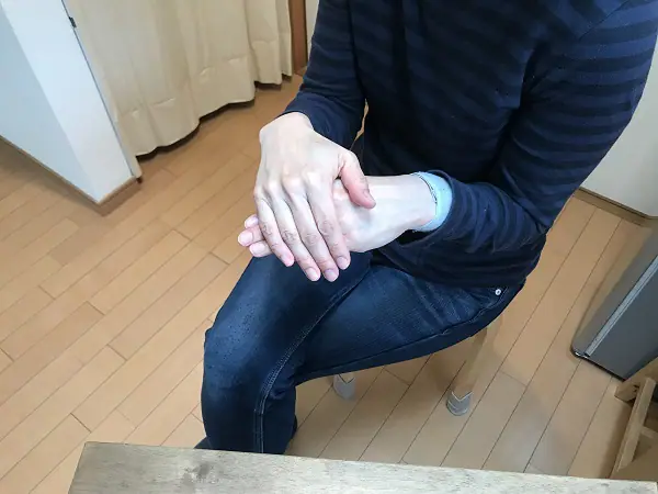 手足の冷たい冷え性の施術